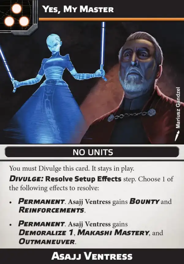 Yes, My Master